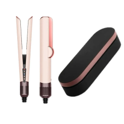 Стайлер-випрямляч для волосся з кейсом Airstrait HT-01 Ceramic Pink/Rose Gold