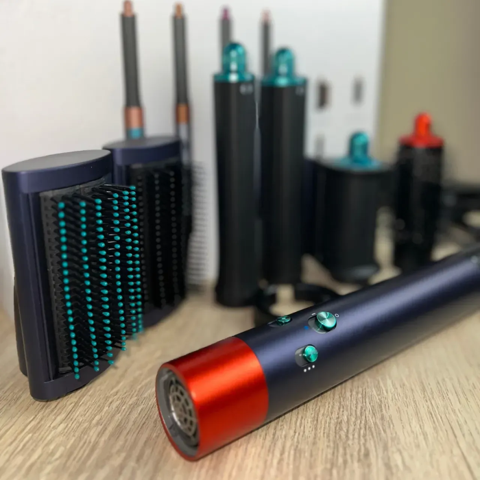Стайлер для волосся Airwrap Complete Long 6 насадок, Blue/Orange
