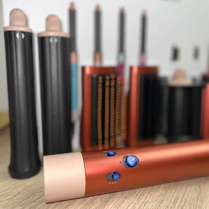 Стайлер для волосся Airwrap Complete Long 6 насадок, Bronze/Pink