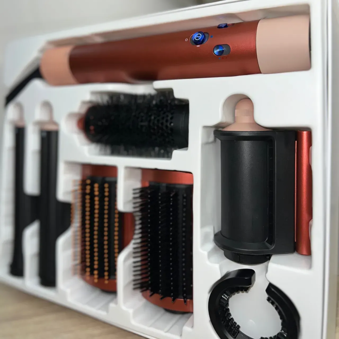 Стайлер для волосся Airwrap Complete Long 6 насадок, Bronze/Pink