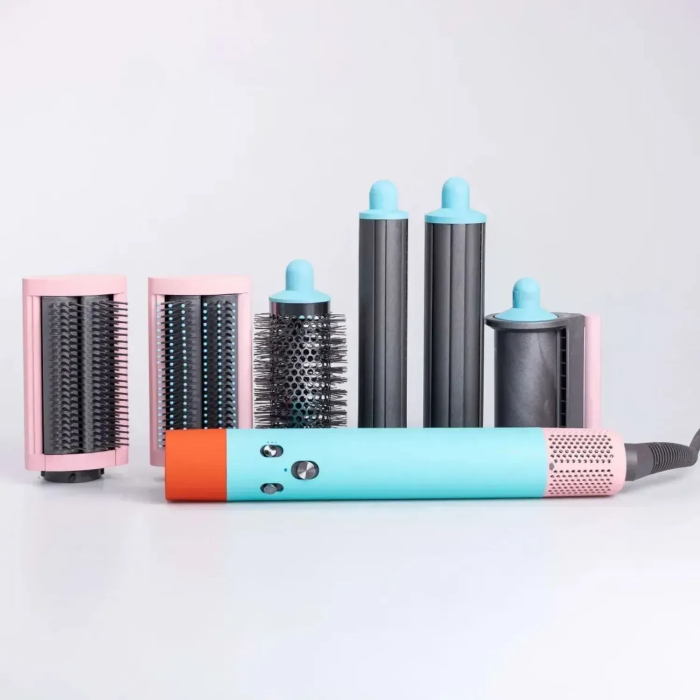 Стайлер для волосся Airwrap Complete Long 6 насадок, Blue
