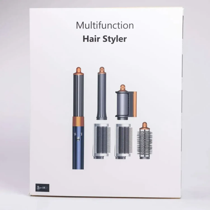 Стайлер для волосся Airwrap Complete Long 6 насадок Blue/Copper