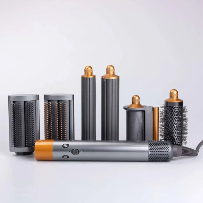 Стайлер для волосся Airwrap Complete Long 6 насадок Nickel/Copper