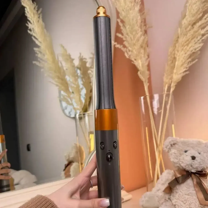 Стайлер для волосся Airwrap Complete Long 6 насадок Nickel/Copper