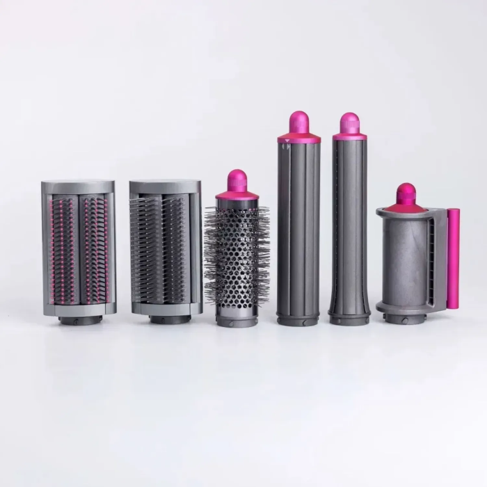Стайлер для волосся Airwrap Complete Long 6 насадок, Fuchsia/Nickel