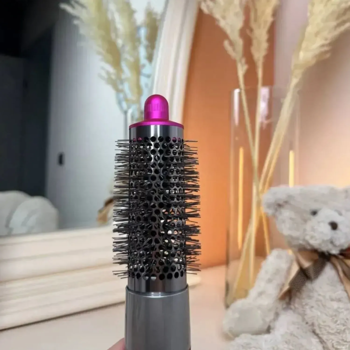 Стайлер для волосся Airwrap Complete Long 6 насадок, Fuchsia/Nickel