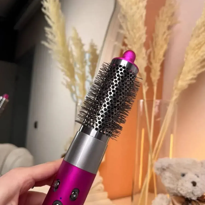 Стайлер для волосся Airwrap Complete Long 6 насадок, Fuchsia/Nickel