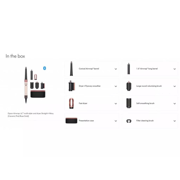 Стайлер Dyson Airwrap i.d. HS08 Multi-Styler and Dryer Straight+Wavy Ceramic Pink/Rose Gold (601815-01)