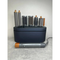Мультистайлер, Стайлер для волосся hs05 з кейсом Airwrap Complete Long 6 насадок Nickel/Copper
