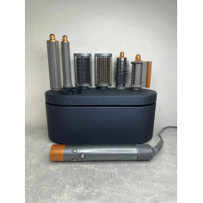 Мультистайлер, Стайлер для волосся hs05 з кейсом Airwrap Complete Long 6 насадок Nickel/Copper