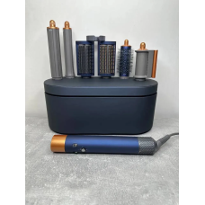 Мультистайлер, Стайлер для волосся hs05 з кейсом Airwrap Complete Long 6 насадок Prussian Blue/Copper