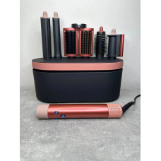 Мультистайлер, Стайлер для волосся hs05 з кейсом Airwrap Complete Long 6 насадок Strawberry Bronze/Blush Pink
