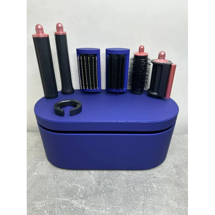 Мультистайлер, Стайлер для волосся hs05 з кейсом Airwrap Complete Long 6 насадок Vinca Blue/Rose