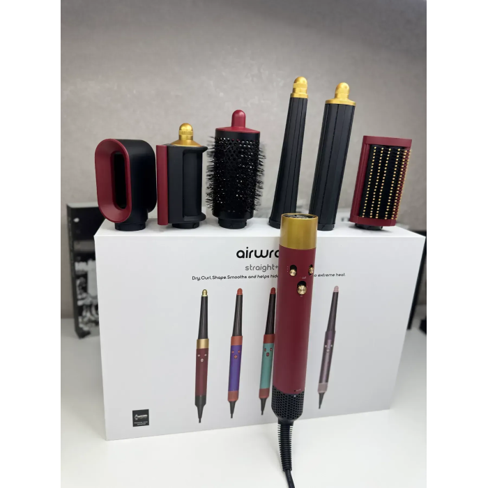 Мультистайлер Dyson Airwrap i.d. HS08 Straight & Wavy Red Velvet/Gold