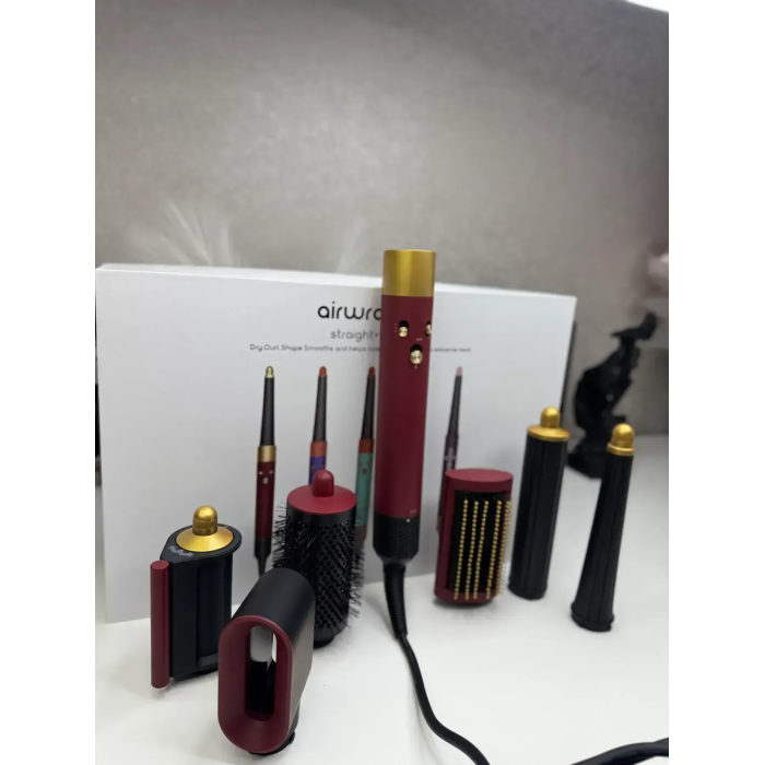 Мультистайлер Dyson Airwrap i.d. HS08 Straight & Wavy Red Velvet/Gold