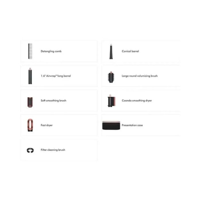 Мультистайлер Airwrap i.d. HS08 Straight & Wavy Ceramic Pink/Rose Gold
