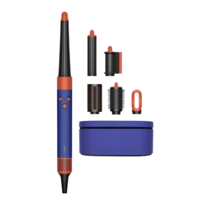 Мультистайлер, Стайлер Dyson Airwrap i.d. HS08 в кейсі, Straight&Wavy Vinca Blue/Topaz
