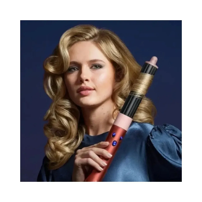 Мультистайлер, Стайлер Dyson Airwrap i.d. HS08 в кейсі, Straight&Wavy Strawberry Bronze/Blush Pink