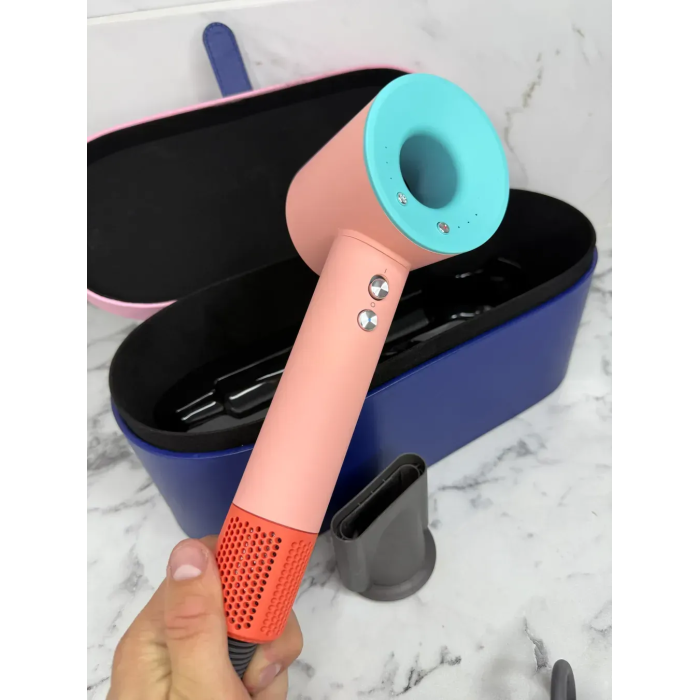 Фен з кейсом Leafless Hair Dryer для волосся Supersonic Premium Ceramic Pop Макарун