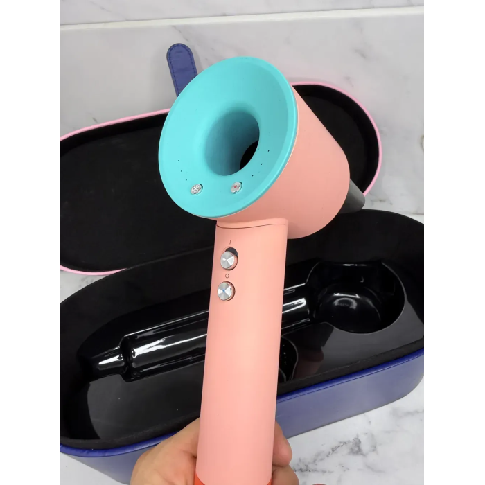 Фен з кейсом Leafless Hair Dryer для волосся Supersonic Premium Ceramic Pop Макарун