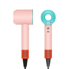 Фен Leafless Hair Dryer для волосся Supersonic Premium Ceramic Pop Макарун