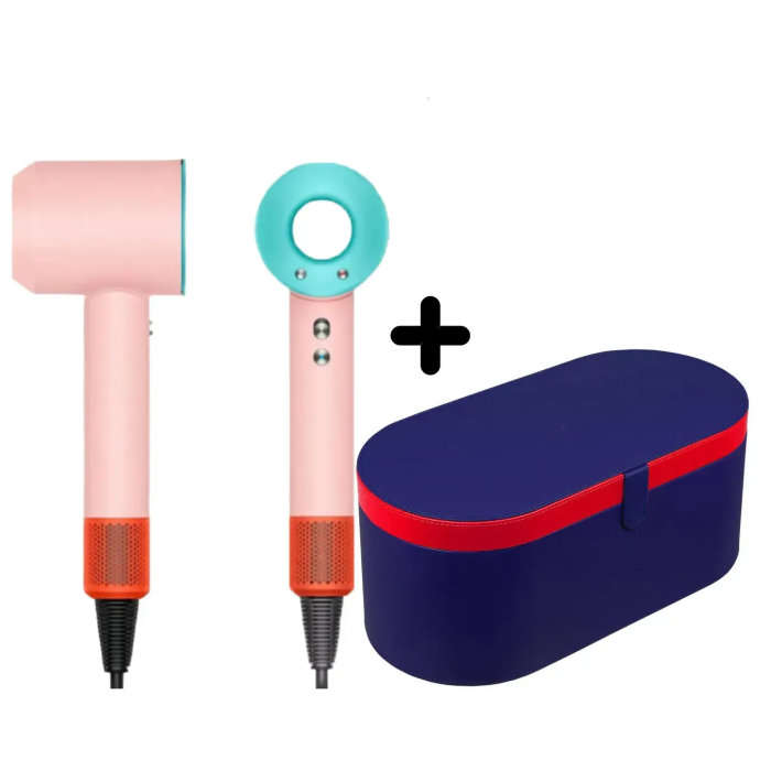 Фен з кейсом Leafless Hair Dryer для волосся Supersonic Premium Ceramic Pop Макарун