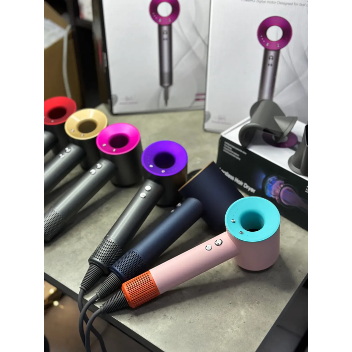 Фен з кейсом Leafless Hair Dryer для волосся Supersonic Premium Ceramic Pop Макарун