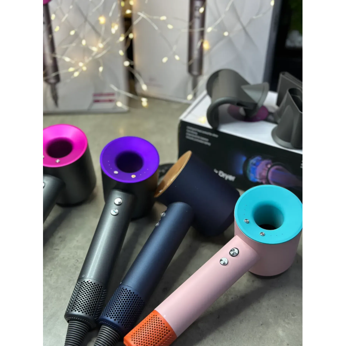 Фен Leafless Hair Dryer для волосся Supersonic Premium Ceramic Pop Макарун
