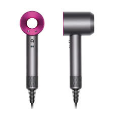 Фен Leafless Hair Dryer для волосся Supersonic Premium Nickel/Fuchsia Сіро-Рожевий