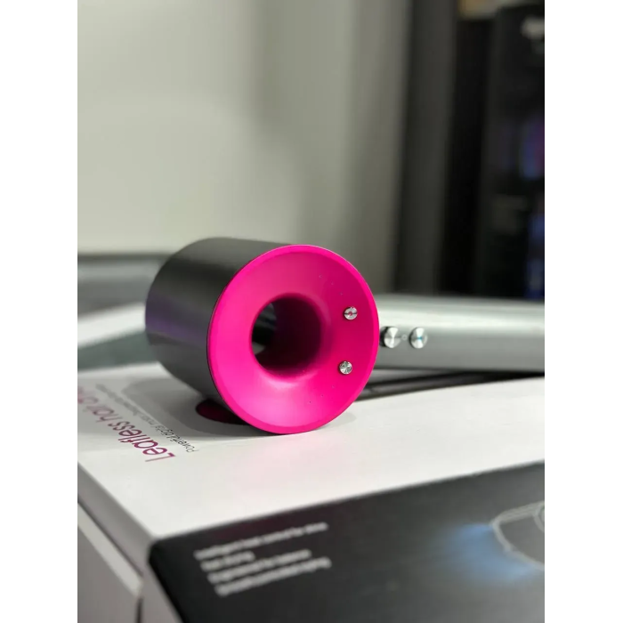 Фен Leafless Hair Dryer для волосся Supersonic Premium Nickel/Fuchsia Сіро-Рожевий