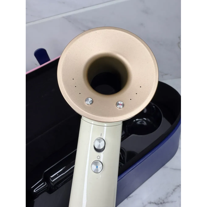 Фен з кейсом Leafless Hair Dryer для волосся Supersonic Premium Gold Золотий