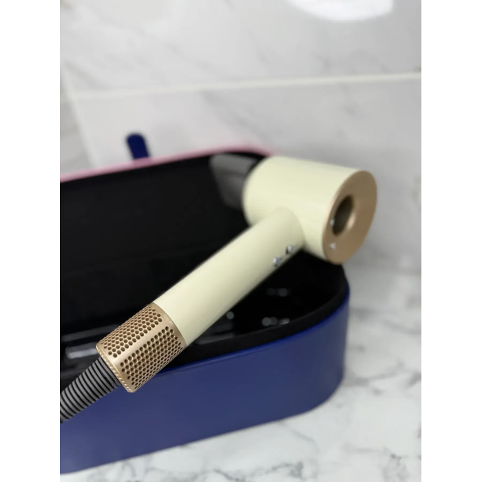 Фен з кейсом Leafless Hair Dryer для волосся Supersonic Premium Gold Золотий