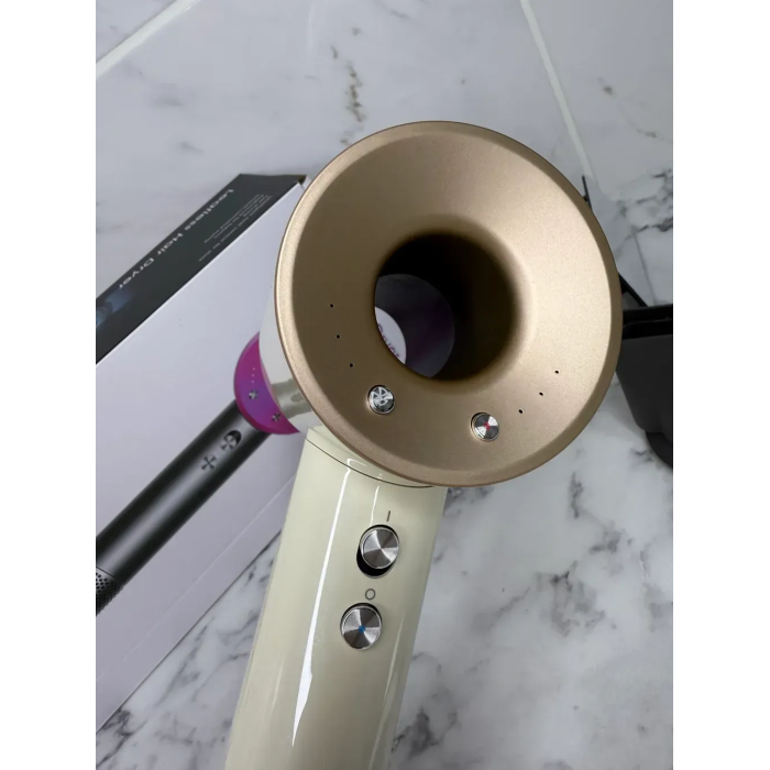 Фен з кейсом Leafless Hair Dryer для волосся Supersonic Premium Gold Золотий