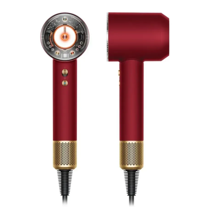 Фен для волосся Supersonic HD16 Nural Straight+Wavy Red Velvet/Gold