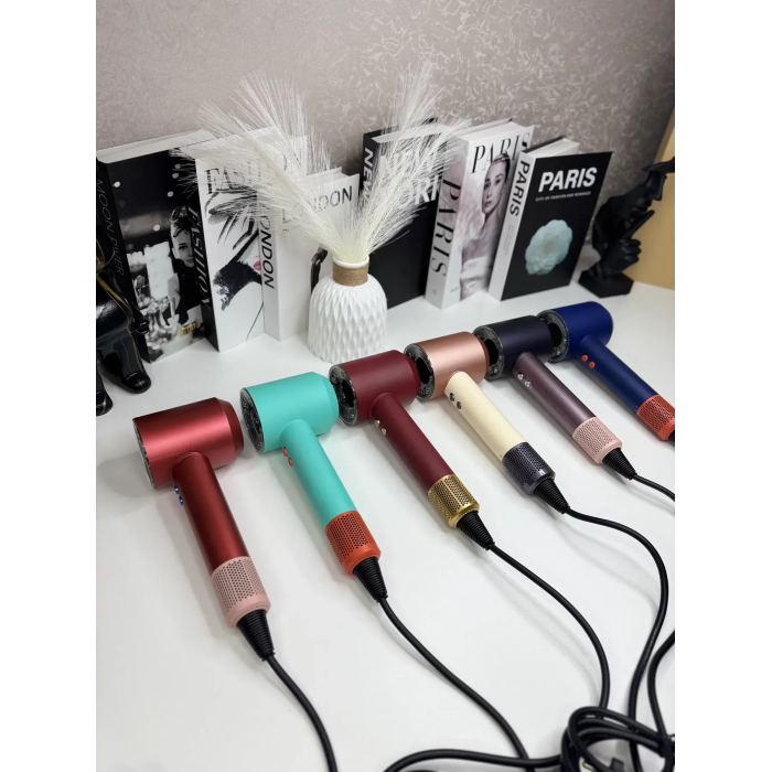 Фен для волосся Supersonic HD16 Nural Straight+Wavy Red Velvet/Gold
