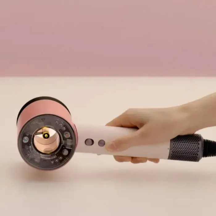 Фен для волосся Supersonic HD16 Nural Straight+Wavy Ceramic Pink/Rose Gold