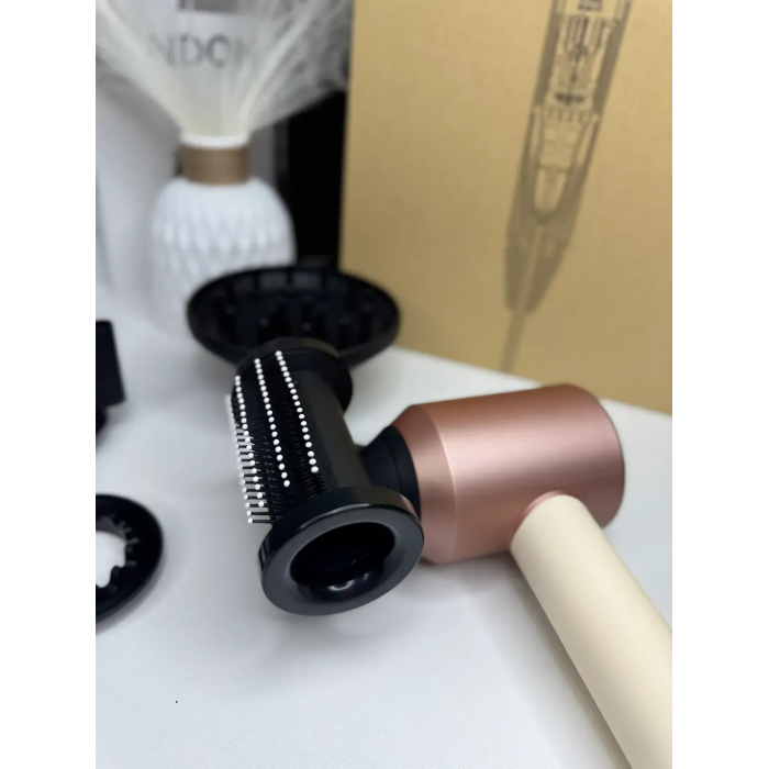 Фен для волосся Supersonic HD16 Nural Straight+Wavy Ceramic Pink/Rose Gold