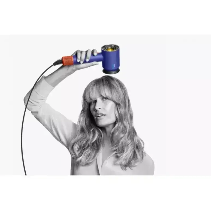 Фен для волосся Supersonic HD16 Nural Straight+Wavy Vinca Blue/Topaz