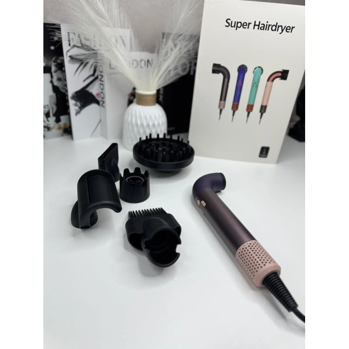 Фен для волосся HD18 Supersonic R Professional Hair Dryer Curly+Coily - Jasper Plum