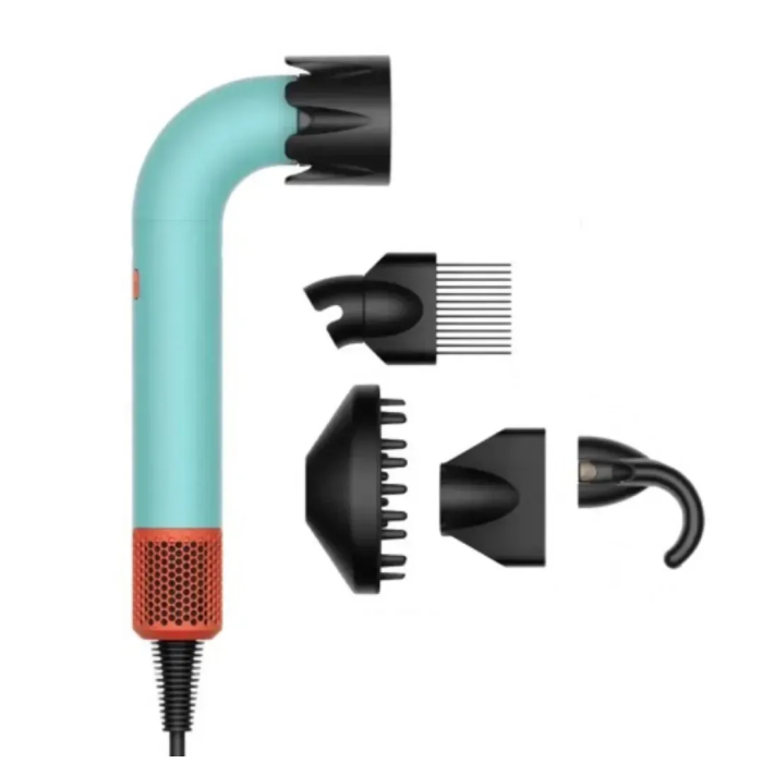 Фен для волосся HD18 Supersonic R Professional Hair Dryer Curly+Coily Ceramic Patina/Topaz