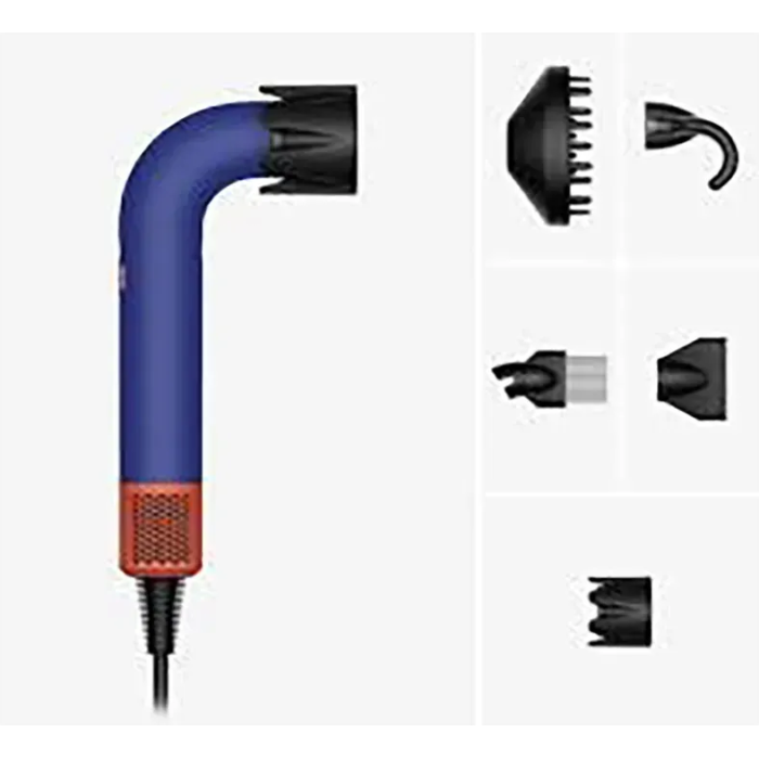 Фен для волосся HD18 Supersonic R Professional Hair Dryer Curly+Coily Vinca Blue/Rose