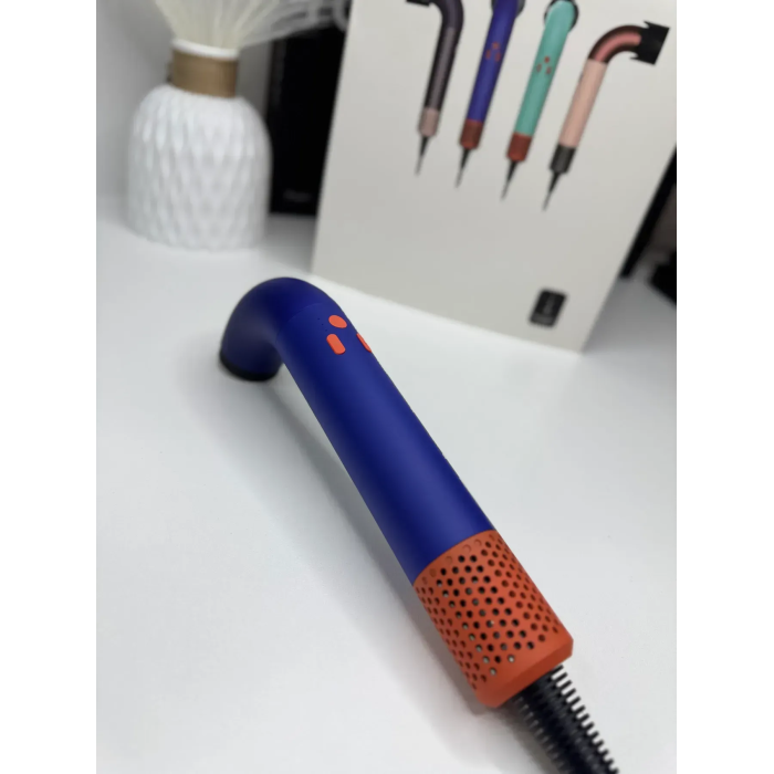 Фен для волосся HD18 Supersonic R Professional Hair Dryer Curly+Coily Vinca Blue/Rose