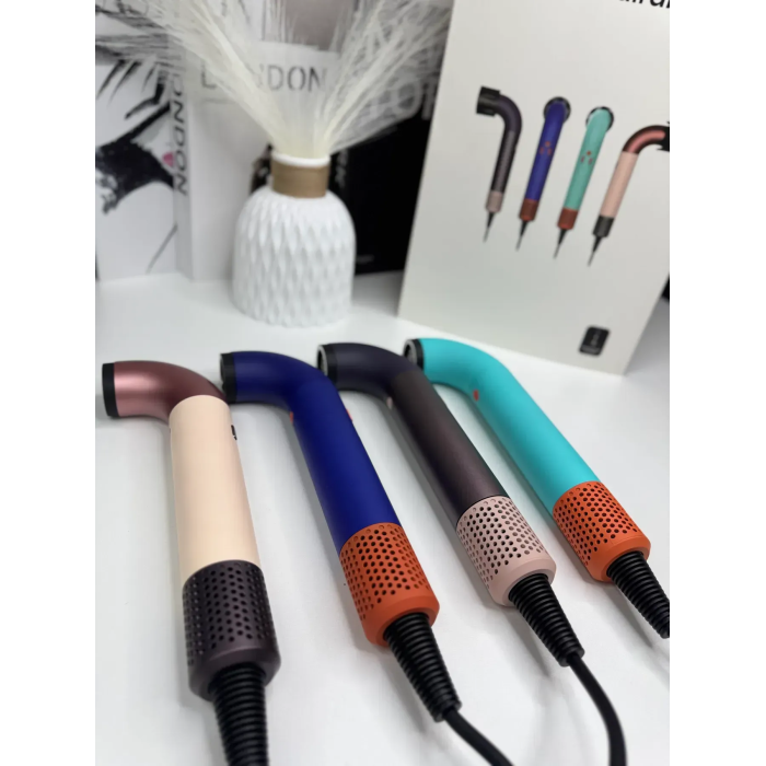 Фен для волосся HD18 Supersonic R Professional Hair Dryer Curly+Coily Vinca Blue/Rose