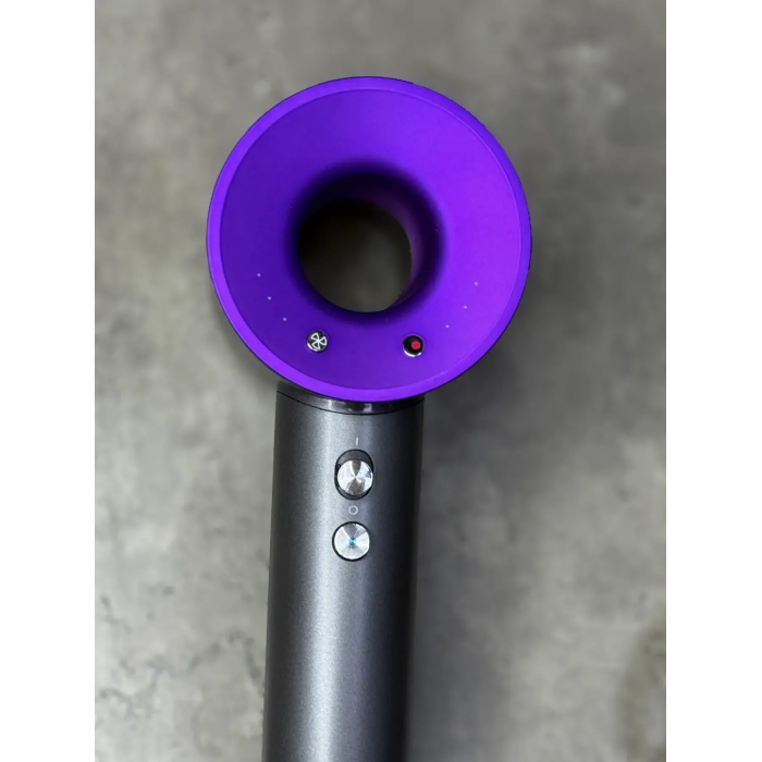 Фен Leafless Hair Dryer для волосся Supersonic Premium Nickel/Purple Сіро-Фіолетовий