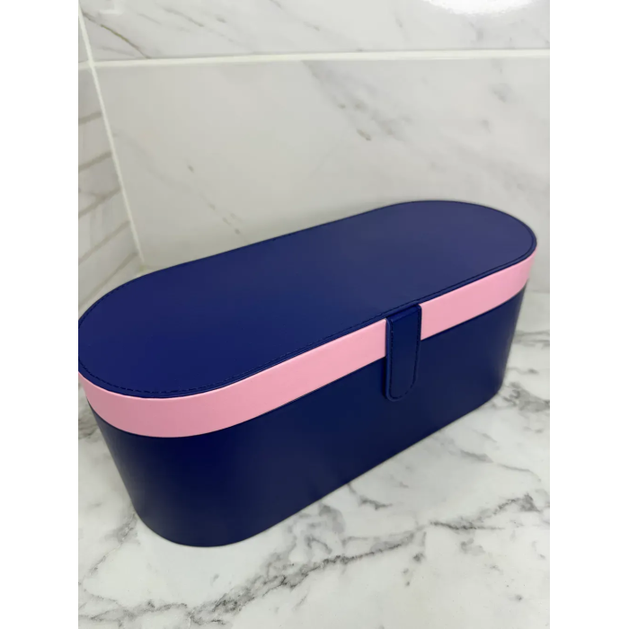 Фен з кейсом Leafless Hair Dryer для волосся Supersonic Premium Nickel/Purple Сіро-Фіолетовий