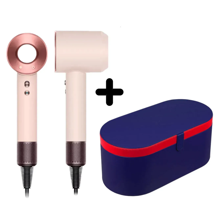 Фен з кейсом Leafless Hair Dryer для волосся Supersonic Premium Ceramic Pink Sakura
